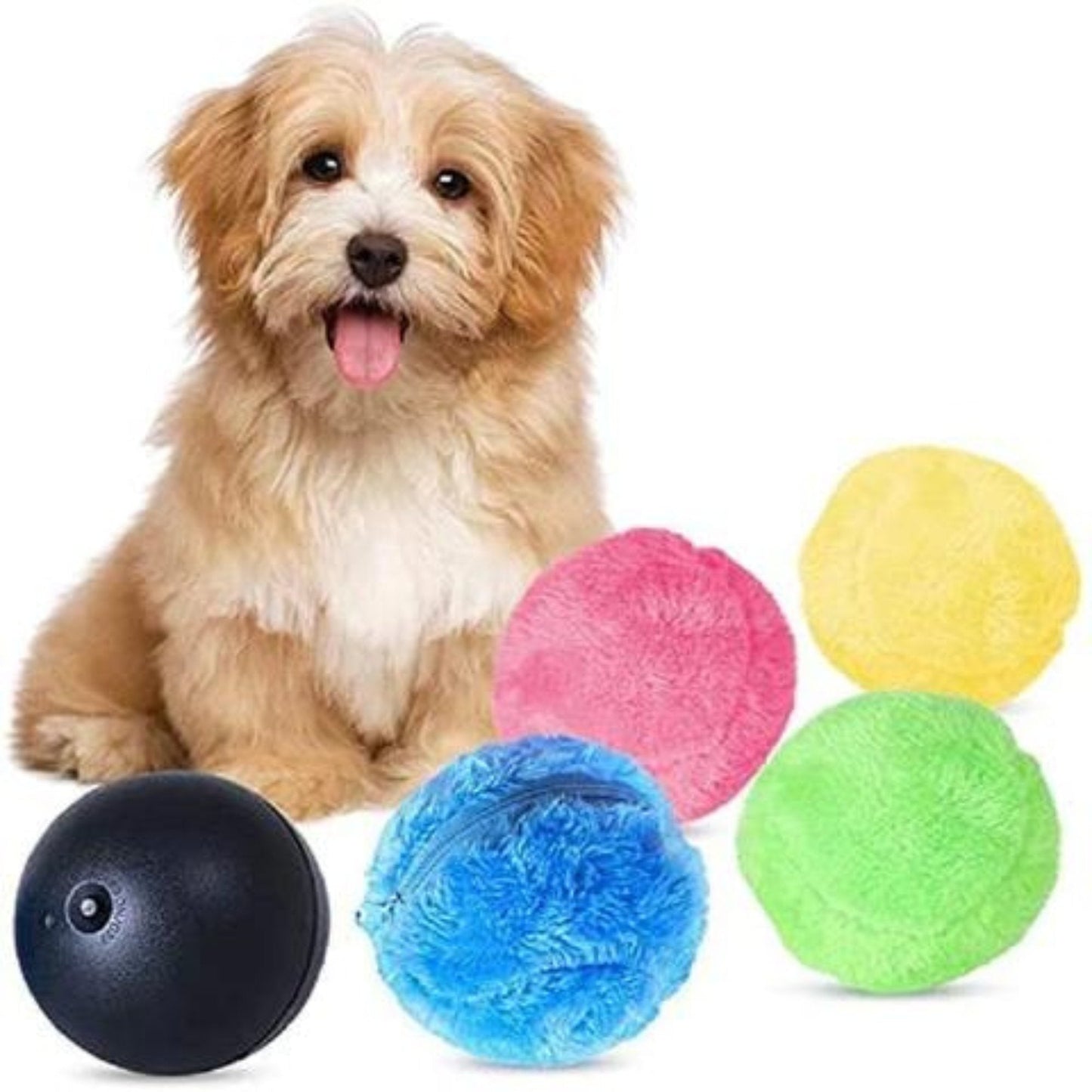 WoogieBall ™ | The interactive rolling dog ball - Novela